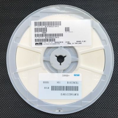 BLM15AG221SN1D 220Ω ফেরাইট পুঁতি 0402 (1005 মেট্রিক) 1A রেট করা কারেন্ট উচ্চ প্রতিবন্ধকতা@100MHz, বিস্তৃত তাপমাত্রা -55°C থেকে +125°C AEC-Q200