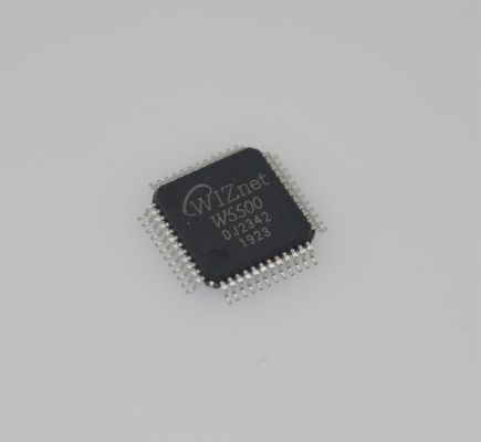 W5500 হার্ডওয়্যারযুক্ত TCP/IP চিপ SPI ইন্টারফেস 10/100Mbps ইথারনেট 32KB বাফার 3.3V -40°C থেকে +85°C
