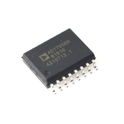 AD7705BRZ ADC 16-বিট নির্ভুলতা কম শব্দ 3V/5V অপারেশন অন-চিপ ফিল্টার SPI ইন্টারফেস কম পাওয়ার -40°C থেকে +85°C শিল্প গ্রেড