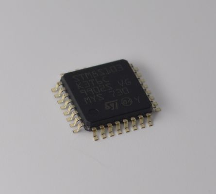 STM8S103K3T6C 8-বিট এমসিইউ 8KB ফ্ল্যাশ 1KB র্যাম 16MHz গতি 10-বিট এডিসি 4 টাইমার UART/SPI/I2C 2.95V-5.5V পরিসীমা and 20-পিন TSSOP প্যাকেজ