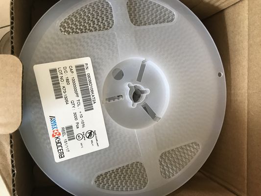 08056D106KAT2A 10μF MLCC 25V Rating X7R Dielectric 0805 Case 10% Tolerance High CV RoHS Compliant Stable for Bypass/Decoupling