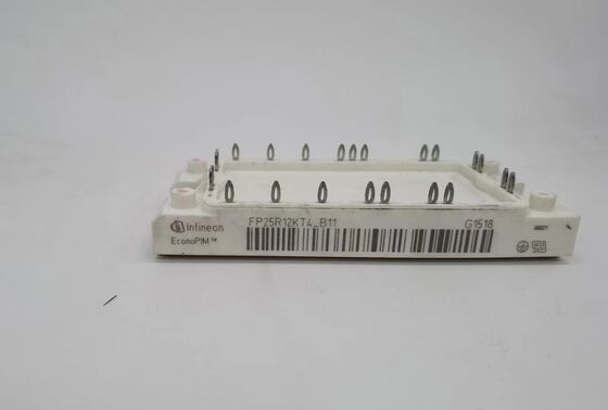 FP25R12KT4 B11 1200V 25A পিআইএম আইজিবিটি মডিউল লো সুইচিং লস ট্রেঞ্চস্টপ আইজিবিটি 4 ইন্টিগ্রেটেড এনটিসি আইসোলেটেড কপার বেসপ্লেট 150 °C অপারেশন প্রেসফিট প্রযুক্তি মোটর ড্রাইভের জন্য