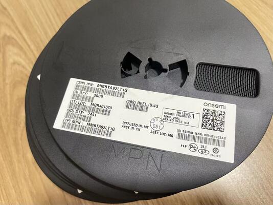 MMBTA92LT1G PNP ট্রানজিস্টর 300V VCEO 500mA Ic SOT-23 উচ্চ ভোল্টেজ কম স্যাচুরেশন দ্রুত সুইচিং টেলিযোগাযোগ এবং শিল্পের জন্য