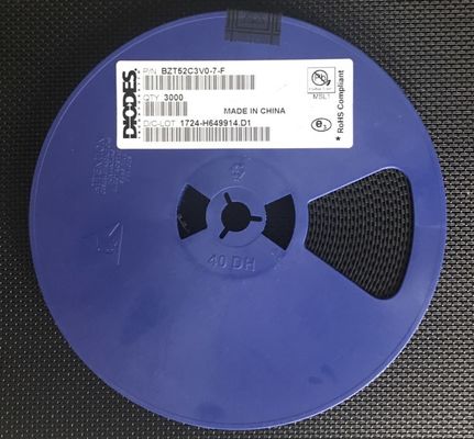 BZT52C3V0-7-F 3.0V জেনার ডায়োড 500mW পাওয়ার ±5% সহনশীলতা SOD-123 মিনিয়েচার প্যাকেজ কমপ্যাক্ট ইলেকট্রনিক্সের ভোল্টেজ নিয়ন্ত্রণ ও সুরক্ষার জন্য আদর্শ