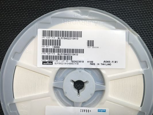 BLM15AG221SN1D 220Ω ফেরাইট পুঁতি 0402 (1005 মেট্রিক) 1A রেট করা কারেন্ট উচ্চ প্রতিবন্ধকতা@100MHz, বিস্তৃত তাপমাত্রা -55°C থেকে +125°C AEC-Q200
