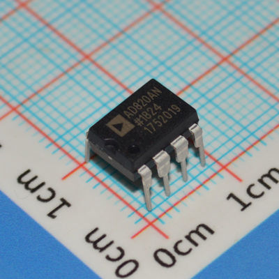 AD820AN 5MHz Precision Op Amp, ±18V Supply, 3mV Offset, 1μA Bias Current, DIP-8, -40°C থেকে +85°C