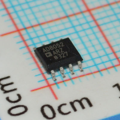 AD8052AR: 300MHz ডুয়াল অপ এম্প, 140V/μs স্লিও রেট, 4.5nV/√Hz নয়েজ, ±5V থেকে ±15V সরবরাহ, SOIC-8, -40°C থেকে +85°C