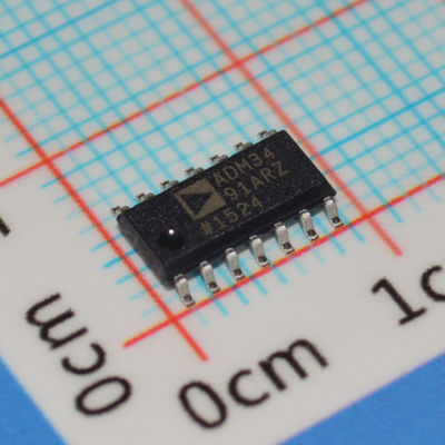 ADM3491ARZ: 3.3V RS-485 ট্রান্সসিভার, 16Mbps, ±15kV ESD, 1/8 ইউনিট লোড, SOIC-4, -40°C থেকে +85°C