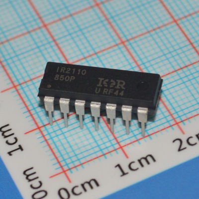 IR2110PBF ইন্টিগ্রেটেড সার্কিট 600V উচ্চ-নিম্ন ড্রাইভার 2A পিক বর্তমান 10V-20V লজিক 500ns রাইজ টাইম প্যাকেজ / কেস 14-ডিআইপি (0.300", 7.62 মিমি) -40°C থেকে +125°C