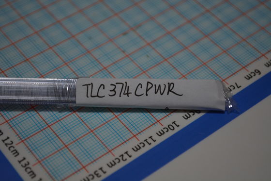 TLC374CPWR কোয়াড CMOS কমপ্যারেটর ২µs রেসপন্স ২.৭-১৬V সাপ্লাই ১mV অফসেট পুশ-পুল আউটপুট TSSOP-14 -৪০°C থেকে +১২৫°C ইন্ডাস্ট্রিয়াল-গ্রেড