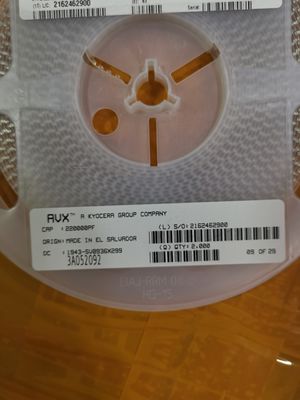 08055C224JAT2A 220nF MLCC 50V, X7R ± 5% Tol 0805 -55°C থেকে +125°C নিম্ন ESR