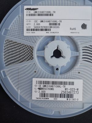 GMK316AB7106KL-TR 10μF 16V MLCC X5R 1206 ±10% Tol নিম্ন ESR -55°C থেকে +85°C AEC-Q200