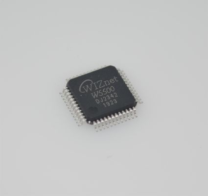 W5500 হার্ডওয়্যারযুক্ত TCP/IP চিপ SPI ইন্টারফেস 10/100Mbps ইথারনেট 32KB বাফার 3.3V -40°C থেকে +85°C