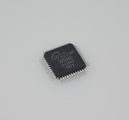 W5500 হার্ডওয়্যারযুক্ত TCP/IP চিপ SPI ইন্টারফেস 10/100Mbps ইথারনেট 32KB বাফার 3.3V -40°C থেকে +85°C