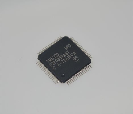 TMS320F28035PAGT 60MHz C2000 MCU 128KB ফ্ল্যাশ 12-বিট ADC 16 PWM TQFP-64 -40°C থেকে +105°C