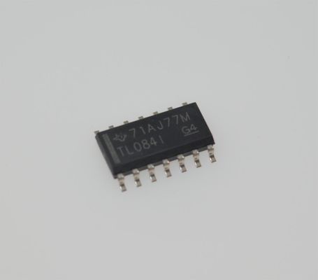 TL084IDR কোয়াড জেএফইটি অপ এম্প 4MHz ব্যান্ডউইথ 13V/µs স্লিও রেট ±18V সরবরাহ 3pA ইনপুট বায়াস SOIC-14 -40°C থেকে +125°C