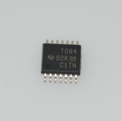 TL084CPWR Quad Low-Noise JFET Op Amp 4MHz ব্যান্ডউইথ 13V/μs Slew Rate ±18V সাপ্লাই 3pA ইনপুট বায়াস TSSOP-14 -40°C থেকে +105°C