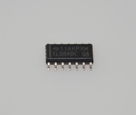 TL084BCDR Quad JFET-Input Op Amp 4MHz ব্যান্ডউইথ 13V/μs Slew Rate ±18V সরবরাহ 3pA ইনপুট Bias SOIC-14 -40°C থেকে +125°C