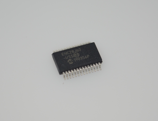 ENC28J60-I/SS স্ট্যান্ডলোন ইথারনেট কন্ট্রোলার 10Base-T SPI ইন্টারফেস 8KB বাফার 3.3V SSOP-28 -40°C থেকে +85°C