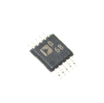 AD9833BRMZ প্রোগ্রামযোগ্য DDS 12.65MHz ঘড়ি 0-12.5MHz আউটপুট SPI ইন্টারফেস, 2.3-5.5V, MSOP-10, -40°C থেকে +105°C