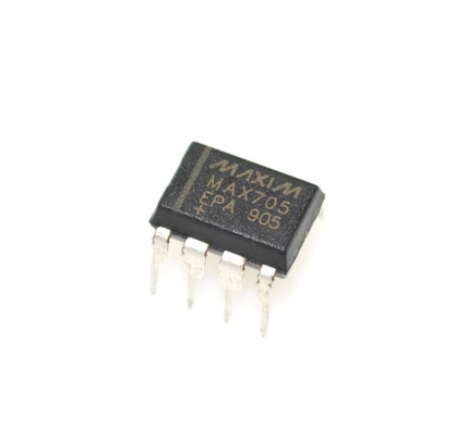 MAX705EPA মাইক্রোপ্রসেসর সুপারভাইজার 4.65V থ্রেশহোল্ড 200ms রিসেট ইমপ্লাস 5V সরবরাহ DIP-8 -40°C থেকে +85°C