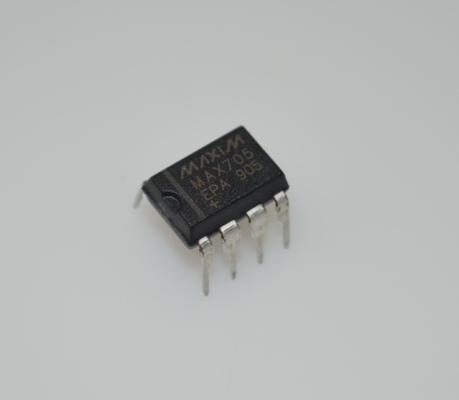MAX705EPA মাইক্রোপ্রসেসর সুপারভাইজার 4.65V থ্রেশহোল্ড 200ms রিসেট ইমপ্লাস 5V সরবরাহ DIP-8 -40°C থেকে +85°C
