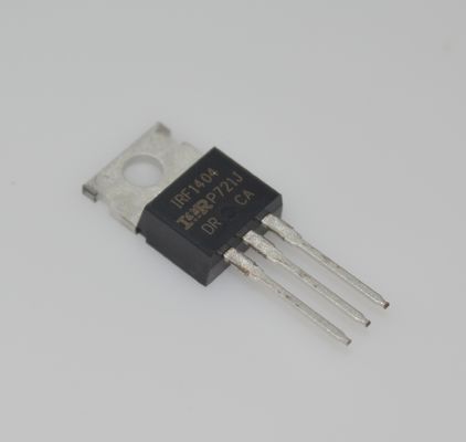 IRF1404PBF 40V 162A N-চ্যানেল MOSFET অতি-নিম্ন 1.7mΩ RDS(on) সহ TO-220 প্যাকেজ 100% অ্যাভালাঞ্চ পরীক্ষিত দ্রুত সুইচিং উচ্চ পাওয়ার ঘনত্ব এবং শিল্প-গ্রেড নির্ভরযোগ্যতা