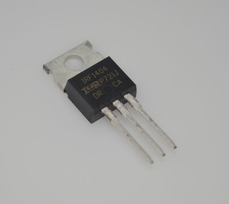 IRF1404PBF 40V 162A N-চ্যানেল MOSFET অতি-নিম্ন 1.7mΩ RDS(on) সহ TO-220 প্যাকেজ 100% অ্যাভালাঞ্চ পরীক্ষিত দ্রুত সুইচিং উচ্চ পাওয়ার ঘনত্ব এবং শিল্প-গ্রেড নির্ভরযোগ্যতা