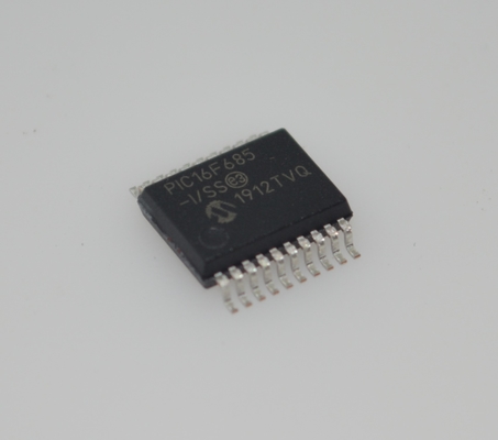 PIC16F685-I/SS 8-বিট ফ্ল্যাশ MCU 20MHz গতি 3.5KB মেমরি 256B EEPROM 12x10-বিট ADC 25 I/O পিন বিস্তৃত 2.0-5.5V রেঞ্জ শিল্প -40°C থেকে +85°C SSOP-20 প্যাকেজ এম্বেডেড নিয়ন্ত্রণের জন্য