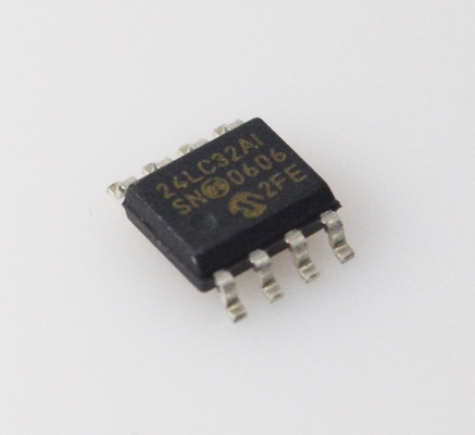 24LC32A-I/SN 32K I2C EEPROM 400kHz গতি 1M রাইট সাইকেল 2.5-5.5V রেঞ্জ 64-বাইট পেজ ইন্ডাস্ট্রিয়াল গ্রেড লো পাওয়ার RoHS কমপ্লায়েন্ট কমপ্যাক্ট SOIC-8 প্যাকেজ