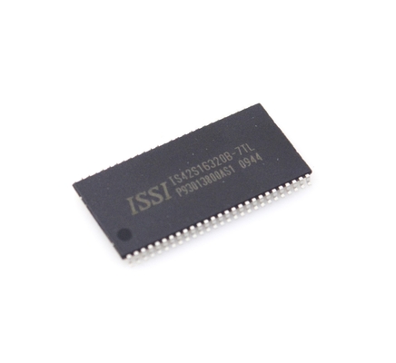 IS42S16320B-7TL SDRAM 64Mb ঘনত্ব 166MHz গতি 3.3V অপারেশন 16Mx16 সংগঠন LVTTL ইন্টারফেস ইন্ডাস্ট্রিয়াল টেম্প (-40°C~85°C) কমপ্যাক্ট TSOP-II প্যাকেজ উচ্চ নির্ভরযোগ্যতা