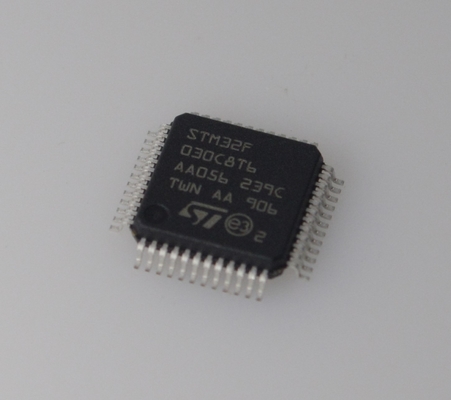 STM32F030C8T6 48MHz Cortex-M0 MCU 64KB ফ্ল্যাশ 8KB RAM 12-বিট ADC কম খরচে 5V সহনশীল 37 GPIO এবং শক্তিশালী এম্বেডেড ডিজাইনের জন্য বিস্তৃত তাপমাত্রা পরিসীমা