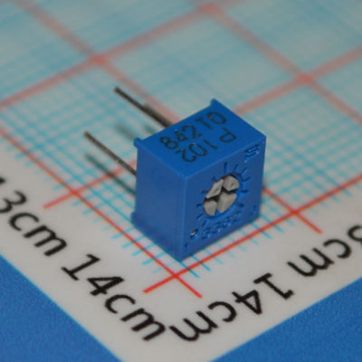 3362P-1-102LF ট্রিম্পট ১kΩ ১০-টার্ন প্রিসিশন পটেনশিওমিটার ±১০% সহনশীলতা থ্রু-হোল মাউন্ট সিরামিক উপাদান নির্ভরযোগ্য সমন্বয়যোগ্যতা ক্রমাঙ্কন ও সার্কিট টিউনিংয়ের জন্য আদর্শ