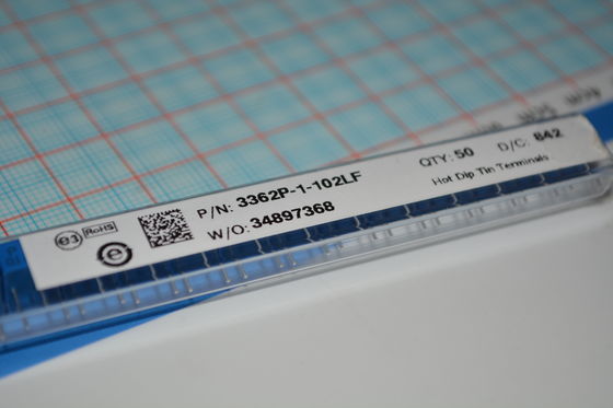 3362P-1-102LF ট্রিম্পট ১kΩ ১০-টার্ন প্রিসিশন পটেনশিওমিটার ±১০% সহনশীলতা থ্রু-হোল মাউন্ট সিরামিক উপাদান নির্ভরযোগ্য সমন্বয়যোগ্যতা ক্রমাঙ্কন ও সার্কিট টিউনিংয়ের জন্য আদর্শ