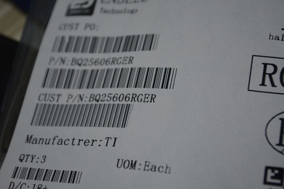 BQ25606RGER 3A ফাস্ট চার্জার IC, 3.9V-14V ইনপুট, I2C নিয়ন্ত্রণ, 30V OVP, NVDC পাওয়ার পাথ, 3mm×3mm QFN, 92% দক্ষতা, সমন্বিত MOSFET এবং তাপ নিয়ন্ত্রণ