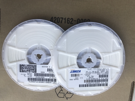 C0603C101J5GACTU 100pF 50V C0G/NP0 0603 সিরামিক ক্যাপাসিটর 5% সহনশীলতা উচ্চ স্থিতিশীলতা অতি-নিম্ন ESR এবং উচ্চ-ফ্রিকোয়েন্সি সার্কিটগুলির জন্য টেপ ও রিল প্যাকেজিং