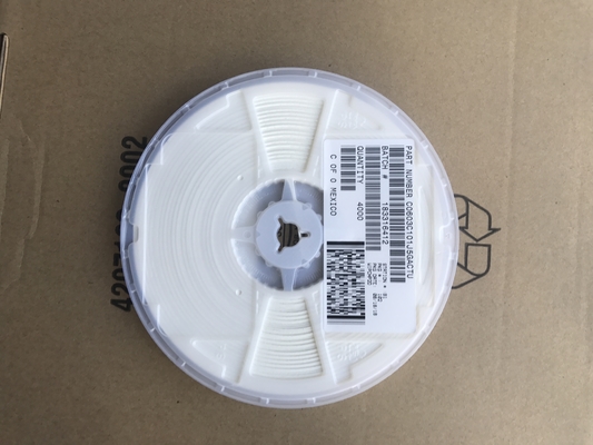 C0603C101J5GACTU 100pF 50V C0G/NP0 0603 সিরামিক ক্যাপাসিটর 5% সহনশীলতা উচ্চ স্থিতিশীলতা অতি-নিম্ন ESR এবং উচ্চ-ফ্রিকোয়েন্সি সার্কিটগুলির জন্য টেপ ও রিল প্যাকেজিং
