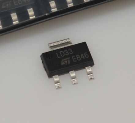 LD1117S33CTR 3.3V এলডিও ভোল্টেজ রেগুলেটর 1A আউটপুট কম ড্রপআউট ভোল্টেজ উচ্চ নির্ভুলতা ওভার-কুরেন্ট এবং তাপ সুরক্ষা সিরামিক ক্যাপাসিটরগুলির সাথে স্থিতিশীল SOT-223 প্যাকেজ