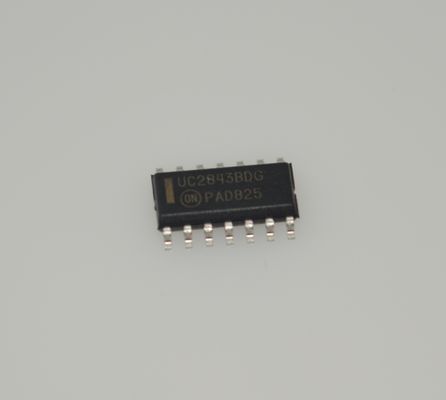 UC2843BDG Current-Mode PWM Controller 500kHz Operation High Drive Output Wide 8V-30V Input Precision Reference Low Cost Robust Protection Versatile for Power Supplies