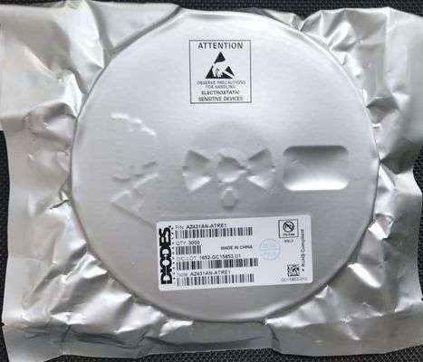 AZ431AN-ATRE1 2.5-36V শান্ট রেগুলেটর ±0.5% নির্ভুলতা সহ, 100mA সিঙ্ক লো ইম্পিডেন্স SOT-23-3 -40°C থেকে +105°C AEC-Q100 টেপ ও রিল