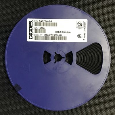 BAS70W-7-F 70V 200mA ডুয়াল সিরিজ শটকি ডায়োড, 1V কম Vf সহ, 4ns দ্রুত সুইচিং, SOD-123 প্যাকেজ, উচ্চ দক্ষতা, AEC-Q101 যোগ্য, টেপ ও রিল প্যাকেজিং