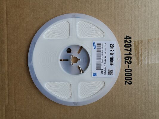 কমপ্যাক্ট 1206 X7R MLCC 0.1μF ক্যাপাসিটি 50V উচ্চ-ভোল্টেজ রেটিং স্থিতিশীল তাপমাত্রা পারফরম্যান্স নিম্ন ESR / ESL ক্ষুদ্র আকার উচ্চ নির্ভরযোগ্যতা পাওয়ার লাইন ফিল্টারিং এবং শিল্প বিচ্ছিন্নকরণের জন্য আদর্শ