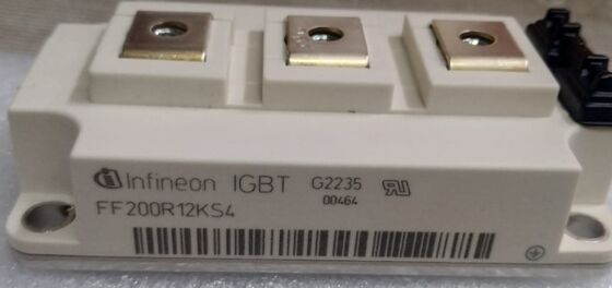 FF200R12KS4 1200V 200A IGBT মডিউল কম VCE(sat) উচ্চ শর্ট সার্কিট প্রতিরোধ ক্ষমতা কম সুইচিং ক্ষতি উচ্চ আইসোলেশন শিল্প মোটর ড্রাইভ এবং উচ্চ পাওয়ার ইউপিএস-এর জন্য