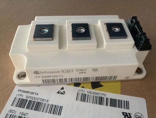 FF200R12KT4 1200V 200A আইজিবিটি মডিউল নিম্ন ভিসিই (স্যাট) উচ্চ শর্ট সার্কিট দৃঢ়তা কম সুইচিং ক্ষতি উচ্চ বিচ্ছিন্নতা শিল্প মোটর ড্রাইভ এবং উচ্চ ক্ষমতা ইউপিএসের জন্য