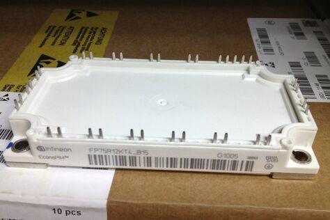 FP75R12KT4 B15 1200V 75A PIM IGBT মডিউল TRENCHSTOP™ IGBT4 কম সুইচিং লস ইন্টিগ্রেটেড রেকটিফায়ার এবং ব্রেক কপার বেসপ্লেট NTC মোটর ড্রাইভের জন্য উচ্চ সুইচিং ফ্রিকোয়েন্সি
