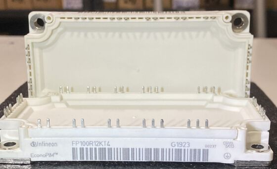 FP100R12KT4 1200V 100A PIM IGBT মডিউল TRENCHSTOP™ IGBT4 Low VCE(sat) 2.1V ইন্টিগ্রেটেড রেকটিফায়ার এবং ব্রেক কপার বেসপ্লেট NTC মোটর ড্রাইভের জন্য লো সুইচিং লস