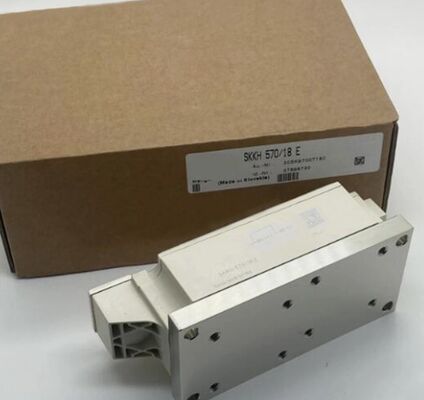 SKKH570/18E 1800V 570A থাইরিস্টার-ডায়োড মডিউল ডুয়াল সিরিজ অ্যামপ্লিফাইং গেট লো ভিএফ 1.44V, 19kA সার্জ AlN সিরামিক বেস প্রেসার কন্টাক্টস সফট স্টার্টারদের জন্য ইউএল সার্টিফাইড