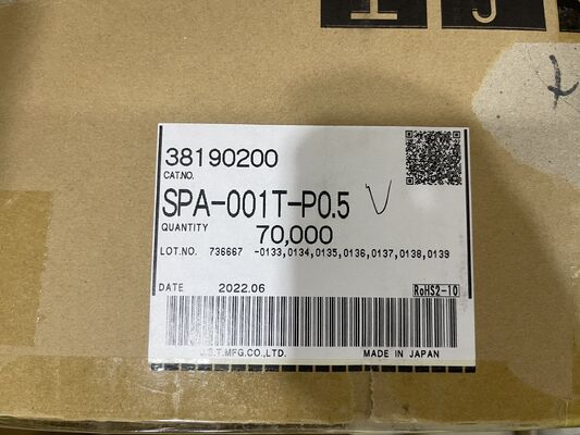 SPA-001T-P0.5 কমপ্যাক্ট উচ্চ-পরিবাহিতা সুরক্ষিত ল্যাচ সহজ ক্রিম্প কম্পন-প্রতিরোধী 26-22 AWG LED এবং অটো ইন্টেরিয়রের জন্য আদর্শ