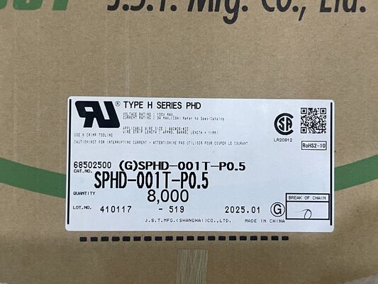 SPHD-001T-P0.5 কমপ্যাক্ট হাই-রিটেনশন লো-ইনসার্শন ভাইব্রেশন-রেজিস্ট্যান্ট ইজি ক্রিম্প 26-28 AWG টাইট ইলেকট্রনিক্সের জন্য আদর্শ