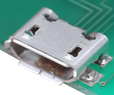 ZX62-B-5PA(33) মাইক্র ইউএসবি বি 5-পিন কমপ্যাক্ট এসএমটি, রুক্ষ শেল উচ্চ-রিটেনশন 10k সাইকেল পোর্টেবল ডিভাইসের জন্য আদর্শ
